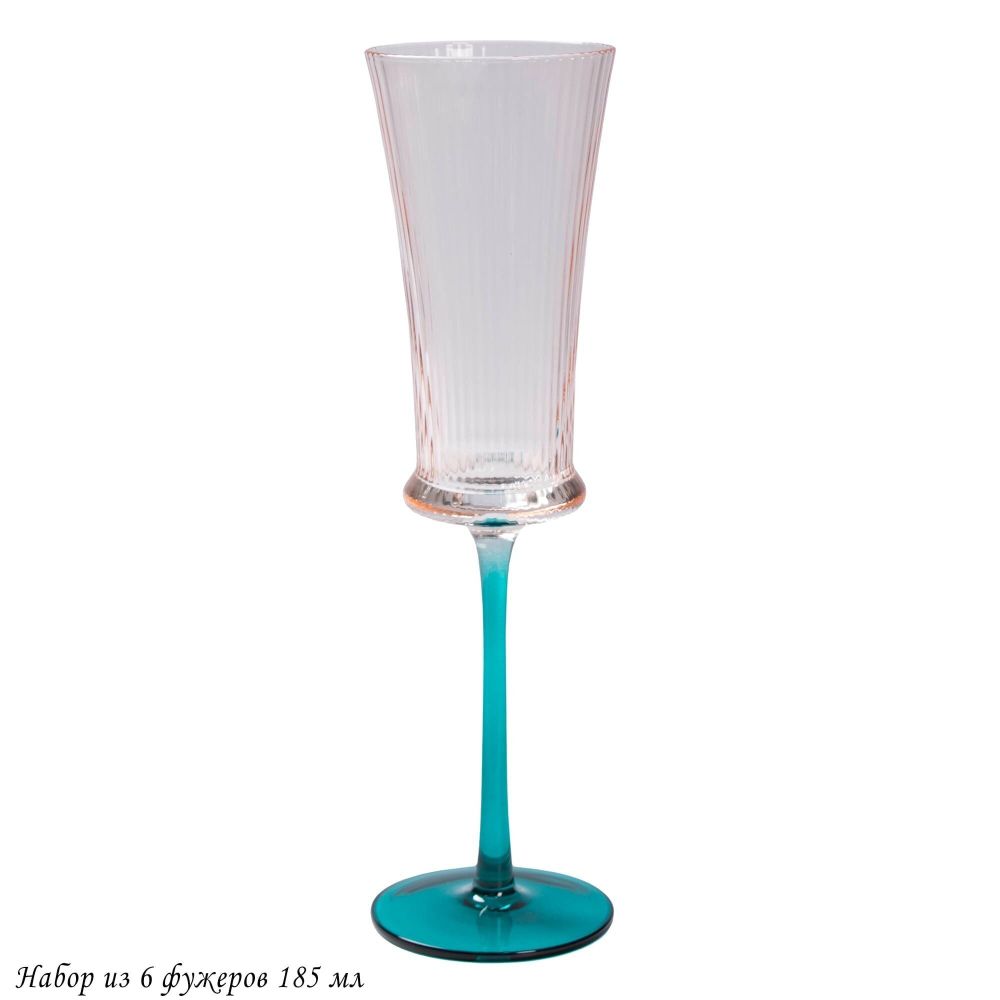 Lenardi 584-013 Набор из 6 фужеров 185мл в под.уп.(х4)Стекло