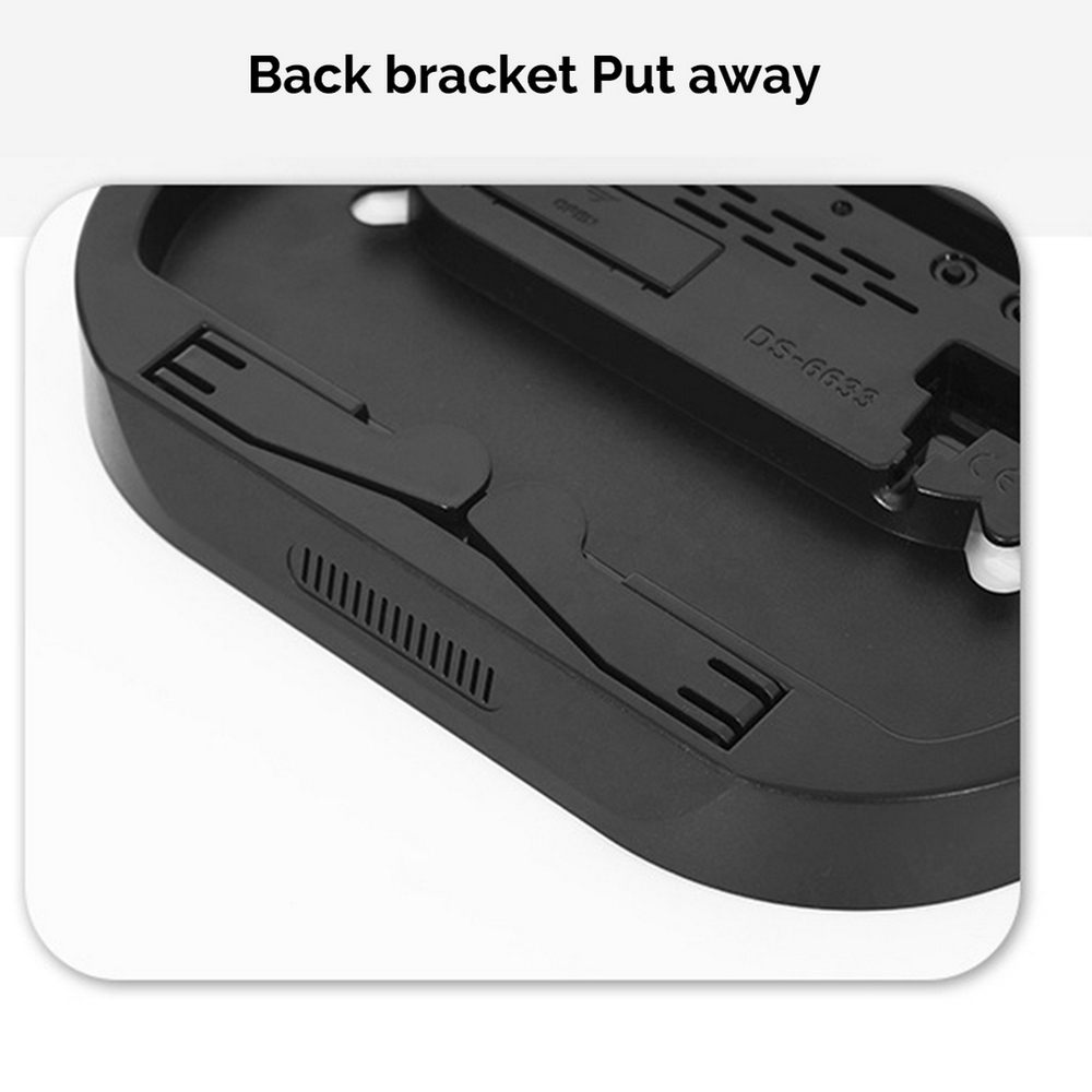 Часы настенные LED MIRROR NO.: 6633 White&Blue