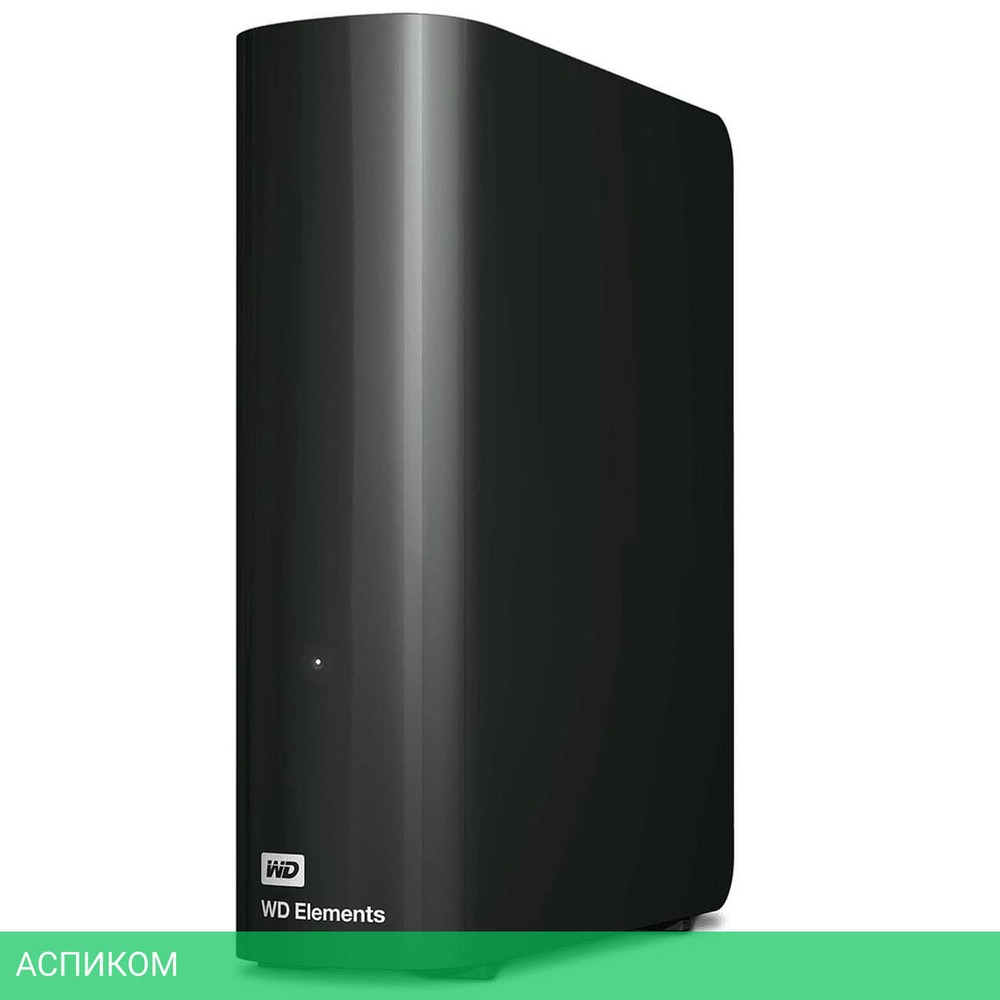 Внешний накопитель WD Elements Desktop 16TB (WDBWLG0160HBK)