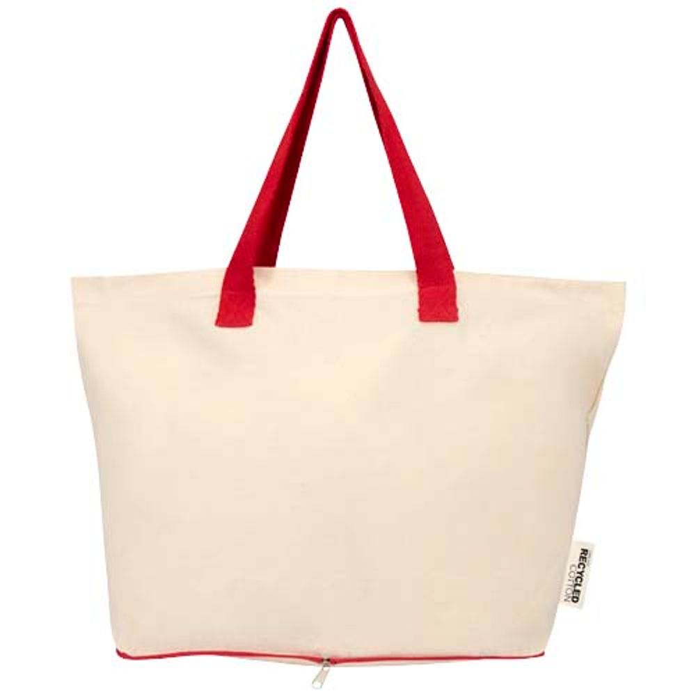 Sierra складная эко-сумка из переработанного хлопка плотностью 140 г/м² GRS, 12 л