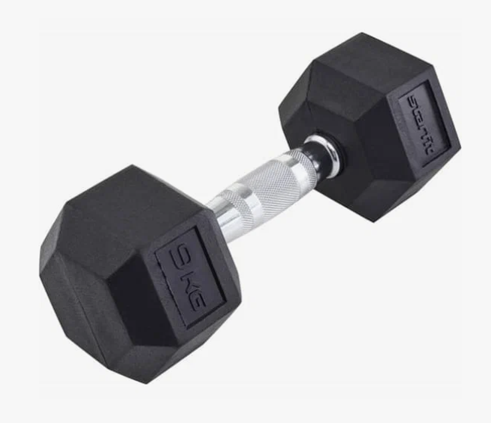 Гантель гексагональная обрезиненная Starfit
