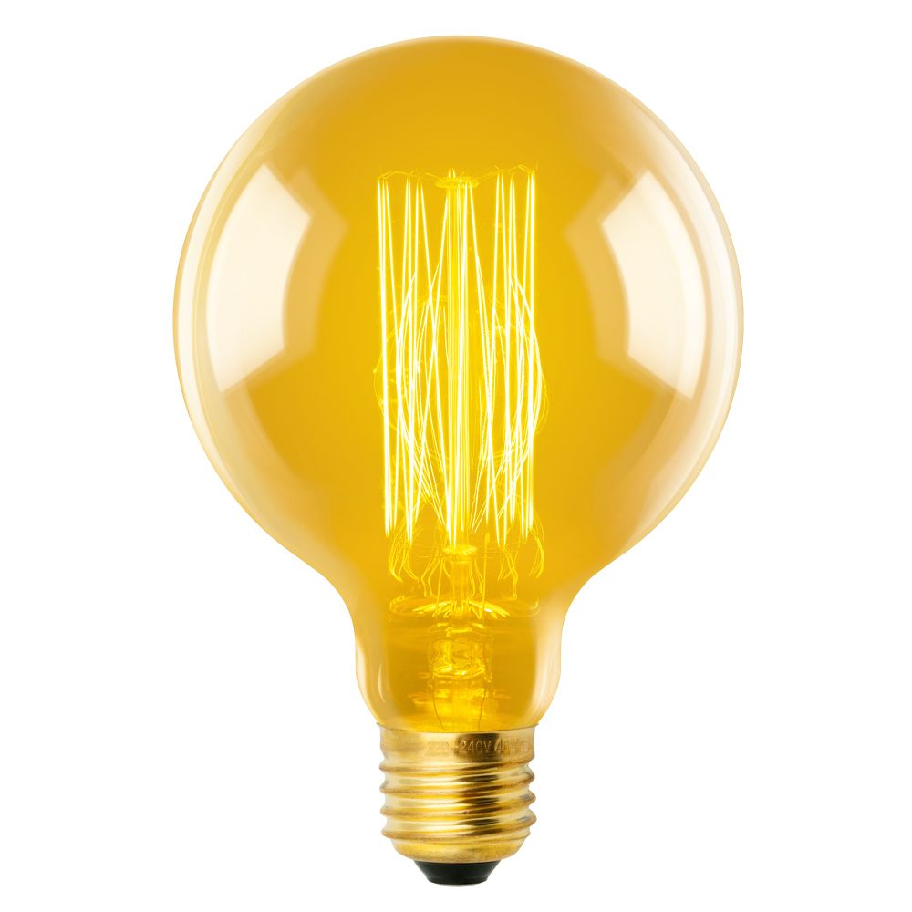 IL-V-G125-60-GOLDEN-E27 VW01 Лампа накаливания Vintage. Форма шар. Форма нити VW. Картон. ТМ Uniel