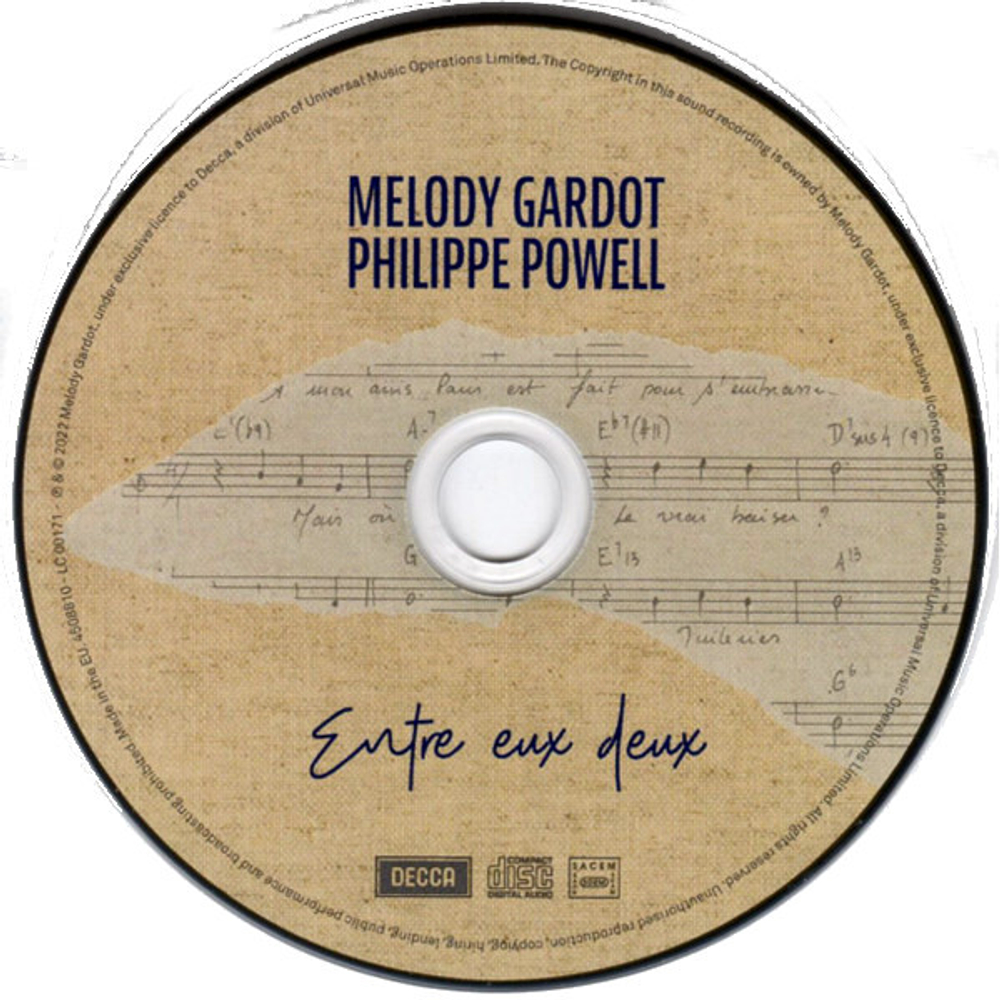 Melody Gardot, Philippe Powell / Entre Eux Deux (CD)