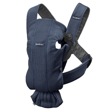 Рюкзак-переноска BabyBjorn Baby Carrier Mini, Navy Blue, 3D Mesh, синий