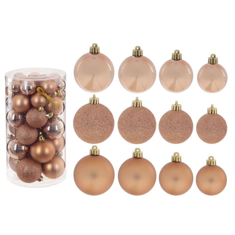 GAEM Набор из 24шт Украшение новогоднее "Шар", D 6 см, L14 W14 H26 см