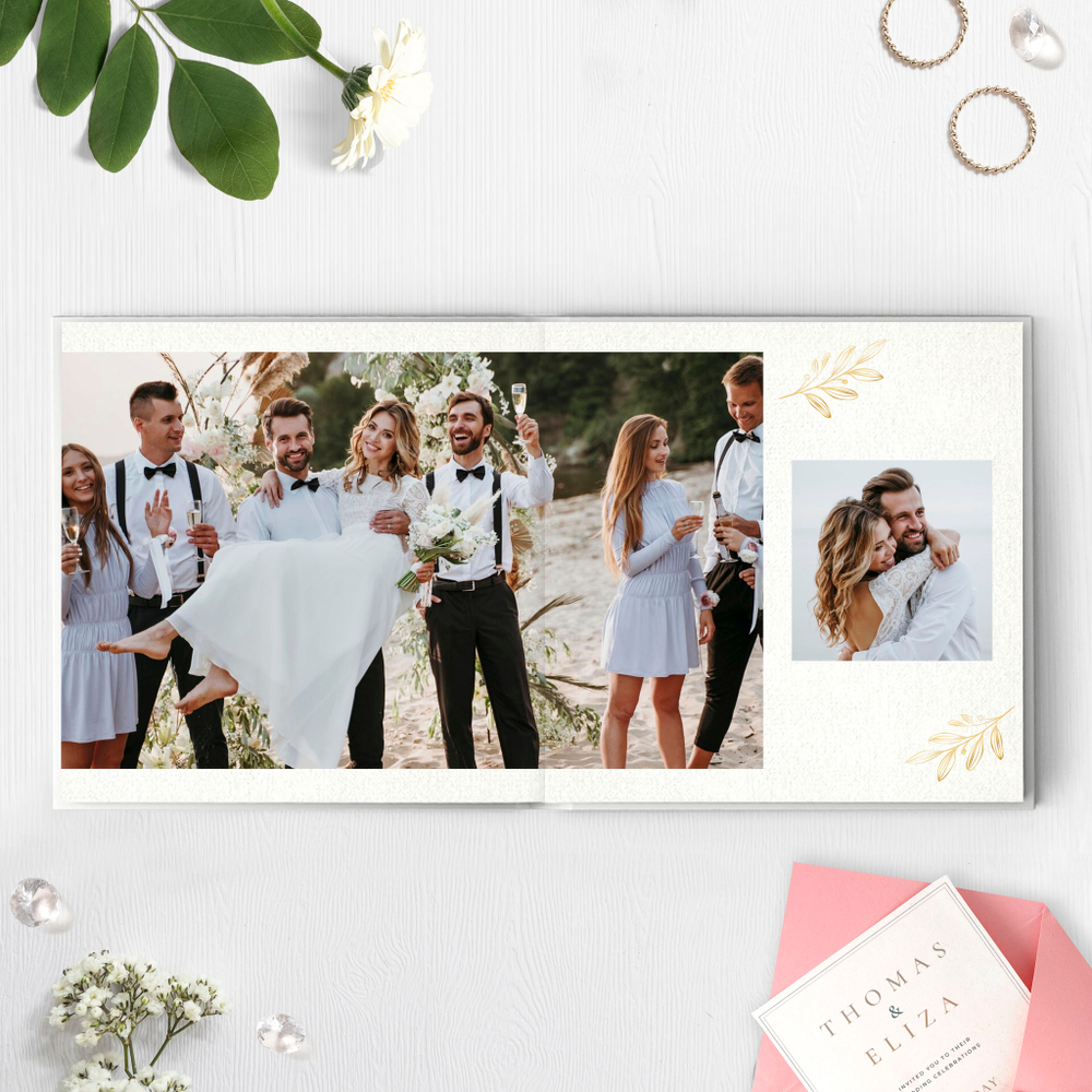 PSD-Шаблон фотокниги "Wedding"