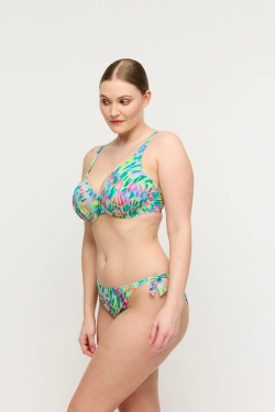 PRIMADONNA Swim Douala Топ с глубоким V-образным вырезом, средний размер, с подкладкой, разноцветный