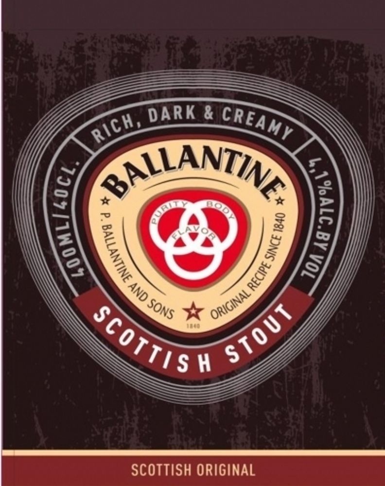 Пиво Баллантайн Стаут / Ballantine Stout 30л - кег