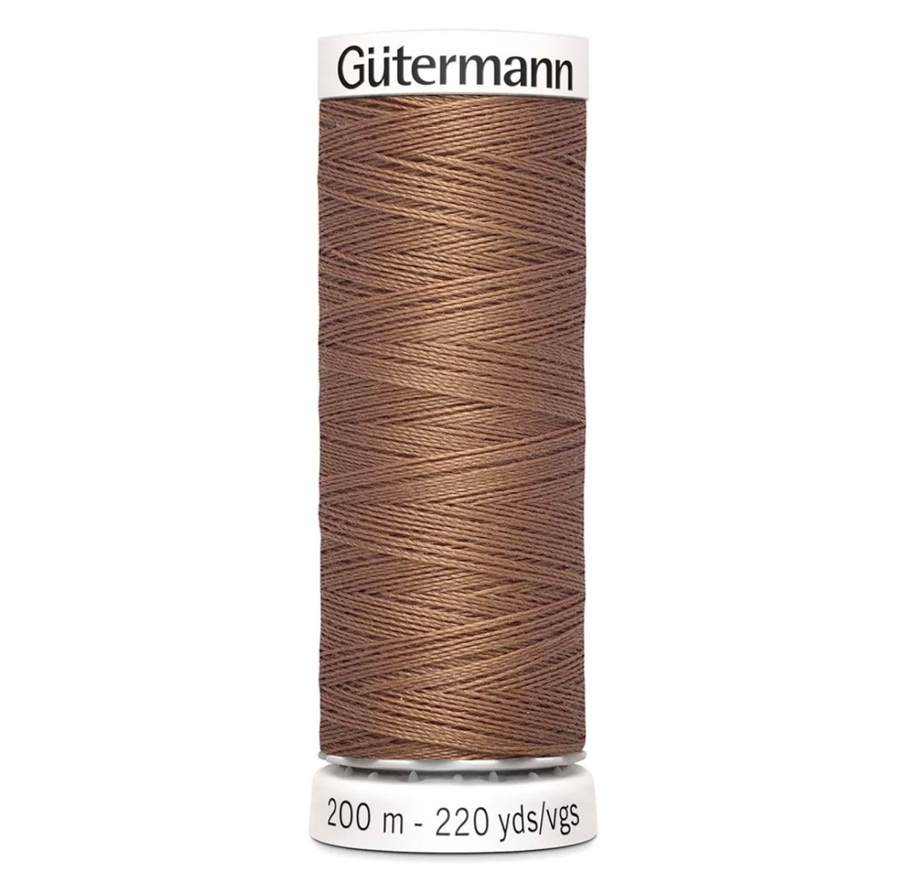 Нить Sew-All 200 м, Gutermann, 444 т.бежево-розовый