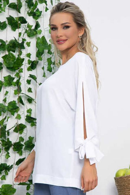 Блуза Гэтсби (белая) Б13557-8М LT Collection