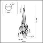 5038/8 ODL Люстра G9 8*40Вт 220В IP20 MODERN