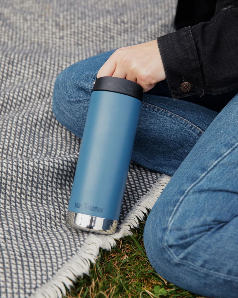 Термокружка Klean Kanteen TKWide Cafe Cap 16oz (473 мл) Real Teal