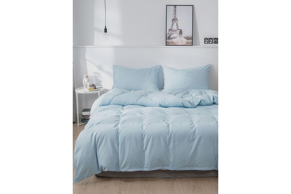 Постельное белье GoodNight Essential 1,5 сп. голубой