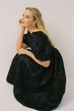 Royal black dress