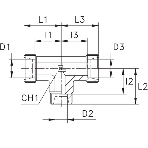 Соединение PRT DL28 22 28 (корпус)