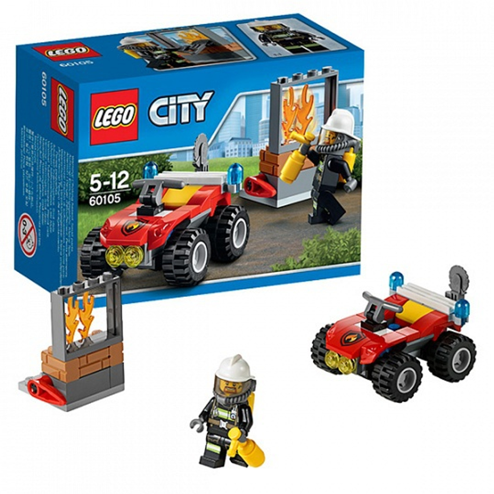 LEGO City: Пожарный квадроцикл 60105 — Fire ATV — Лего Сити Город