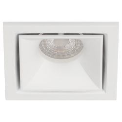 Светильник встраиваемый алюминиевый ЭРА KL101 WH под лампу MR16 GU5.3 белый | Алюминиевые встраиваемые светильники