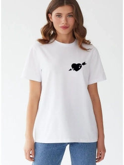 Футболка с сердцем