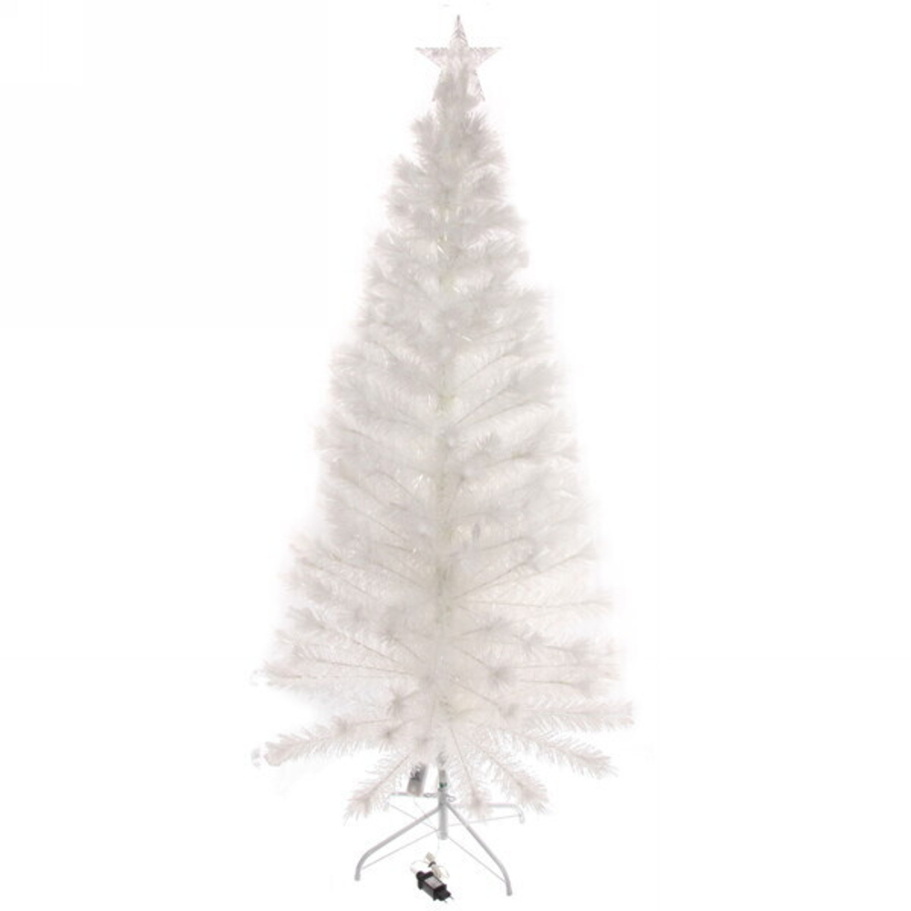 Ёлка светодиодная «Жемчужная» 180 см, ПВХ белый, цвет свечения-Белый/Теплый белый (220 веток) (T2118-180)