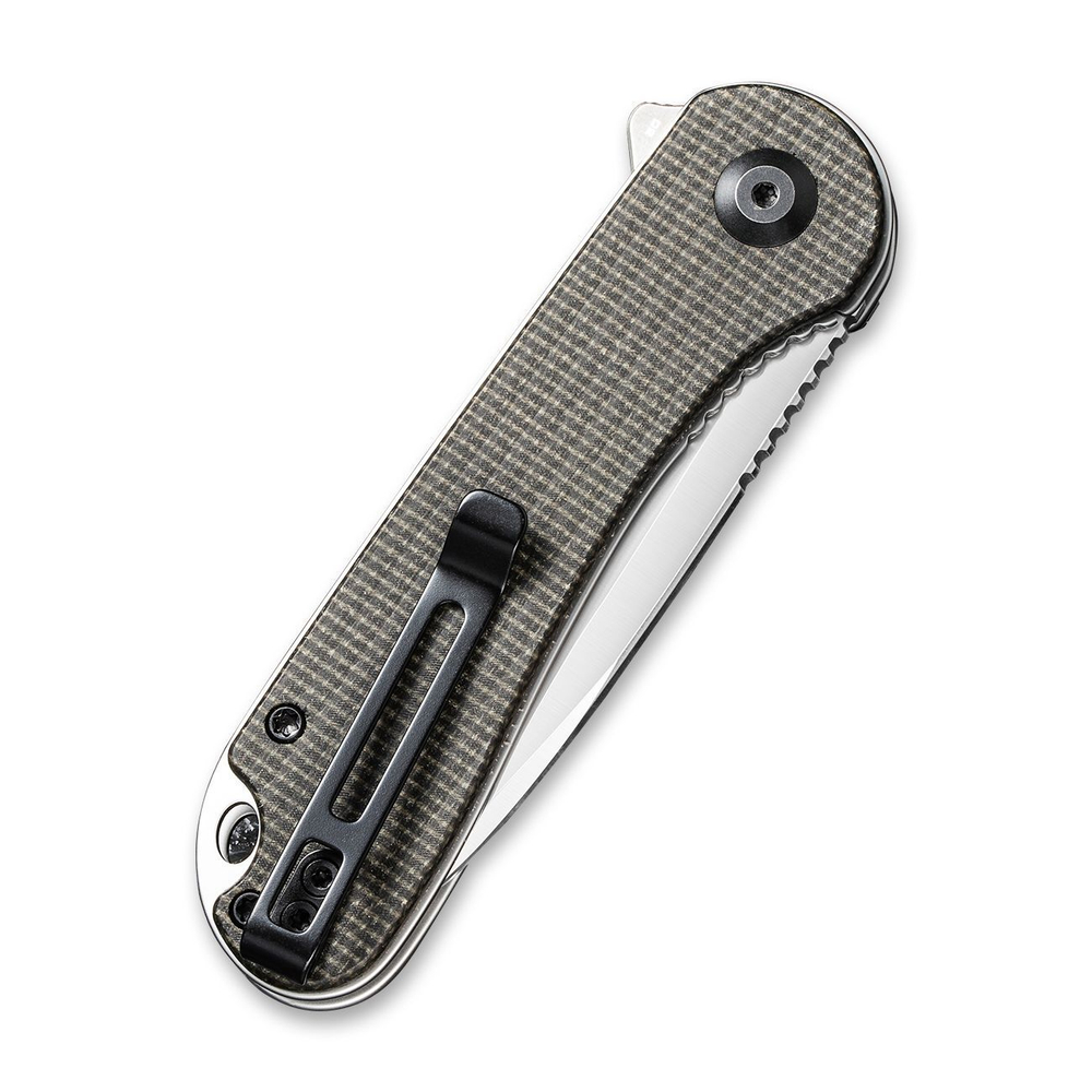 Нож складной CIVIVI Elementum сталь D2, рукоять Micarta оливковая