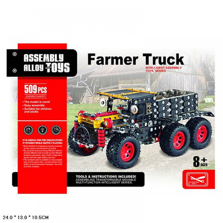 Конструктор металический Farmer Truck 509 деталей