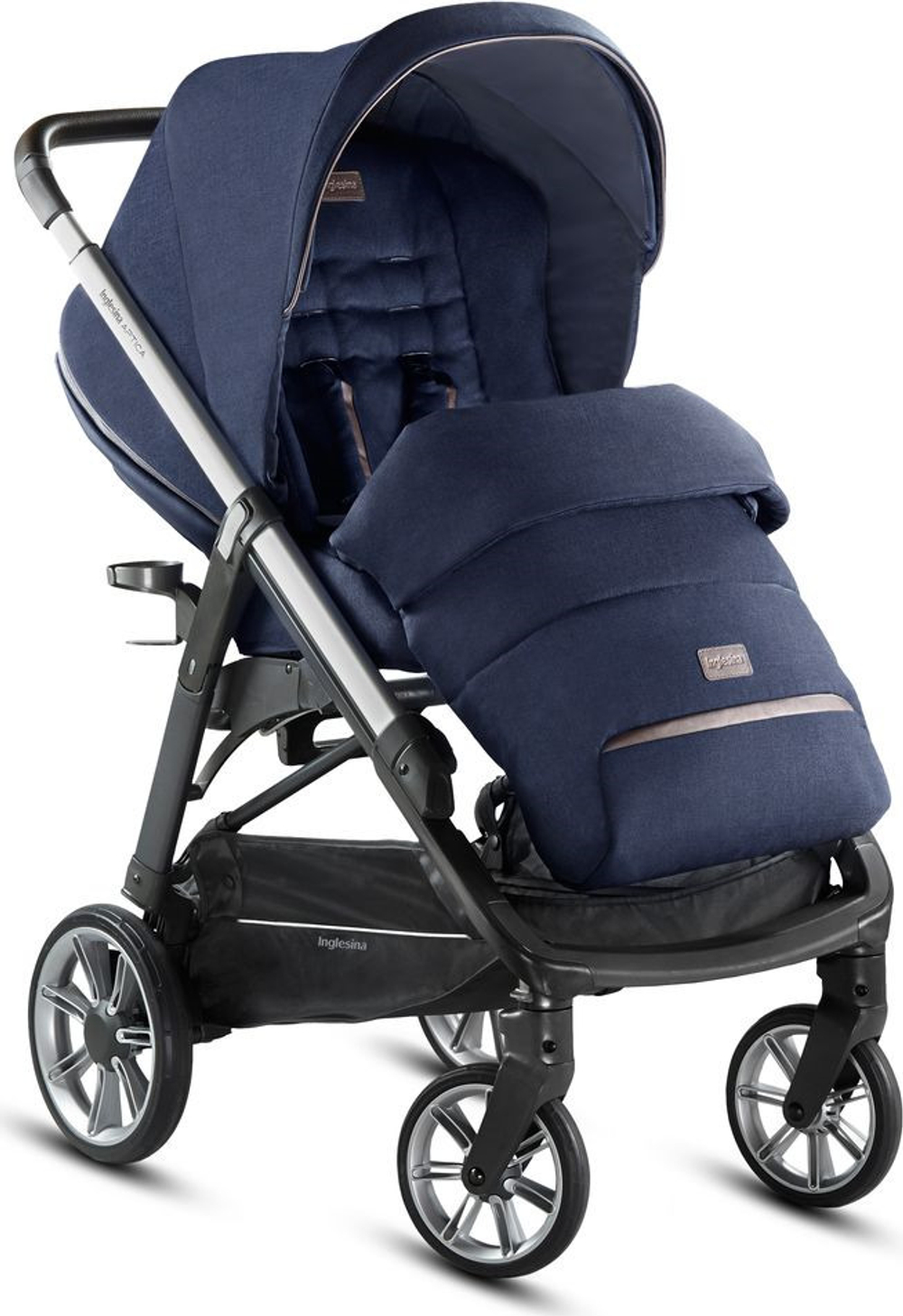 Детская коляска Inglesina Aptica System Quattro 4 в 1 (темно-синий)