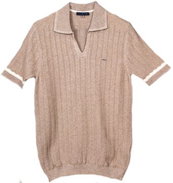 Футболка Поло из хлопка и льна MeleCL (Турция). Р-ры 46-52