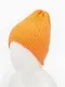 Шапка женская зимняя, цвет оранжевый, размер 52-56