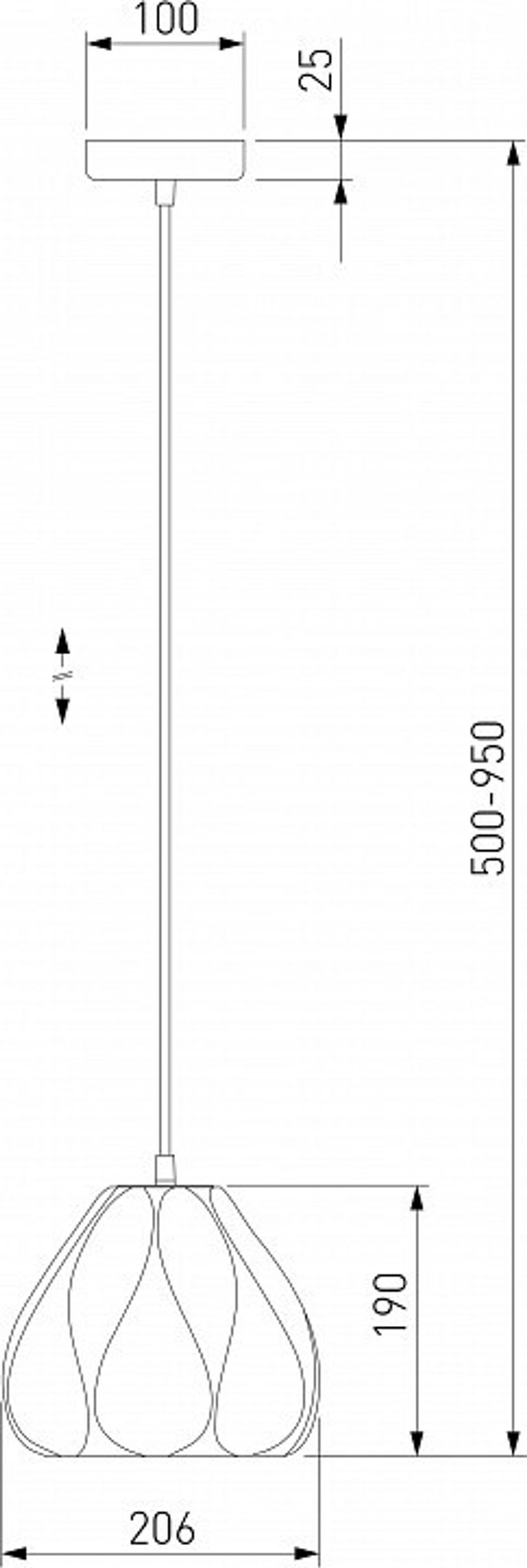 Подвесной светильник Eurosvet Sinki 30187/1 белый
