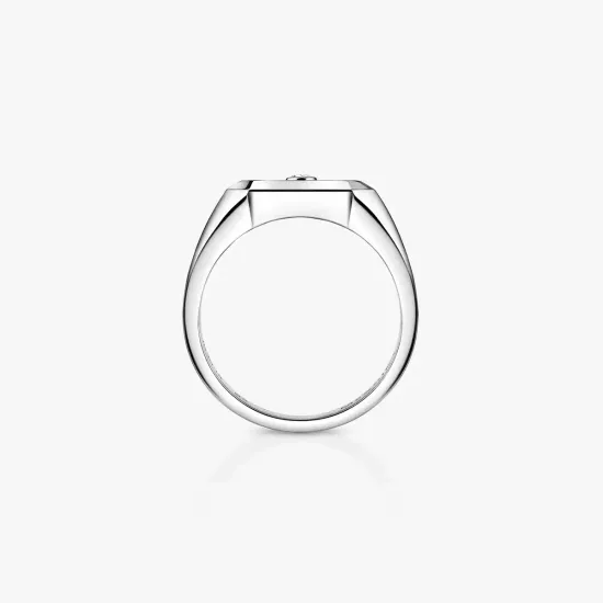 Messika Move Titanium signet ring