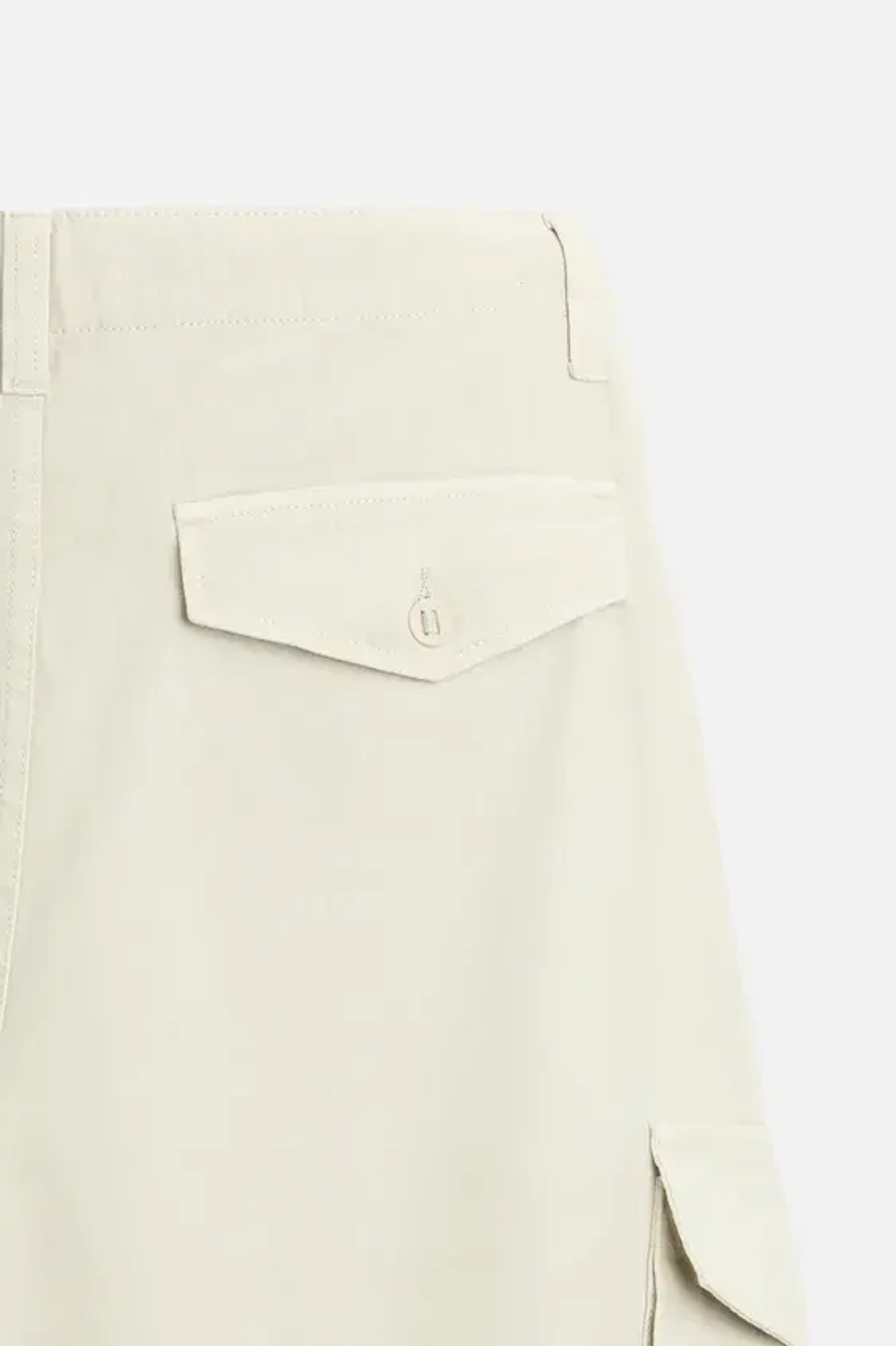 ZARA БРЮКИ КАРГО RELAXED FIT, КАМЕННО-СЕРЫЙ