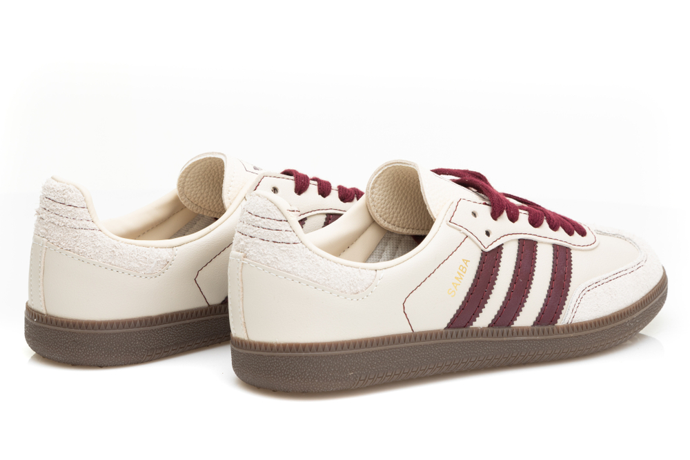 Adidas Samba (Milk/Bordo)