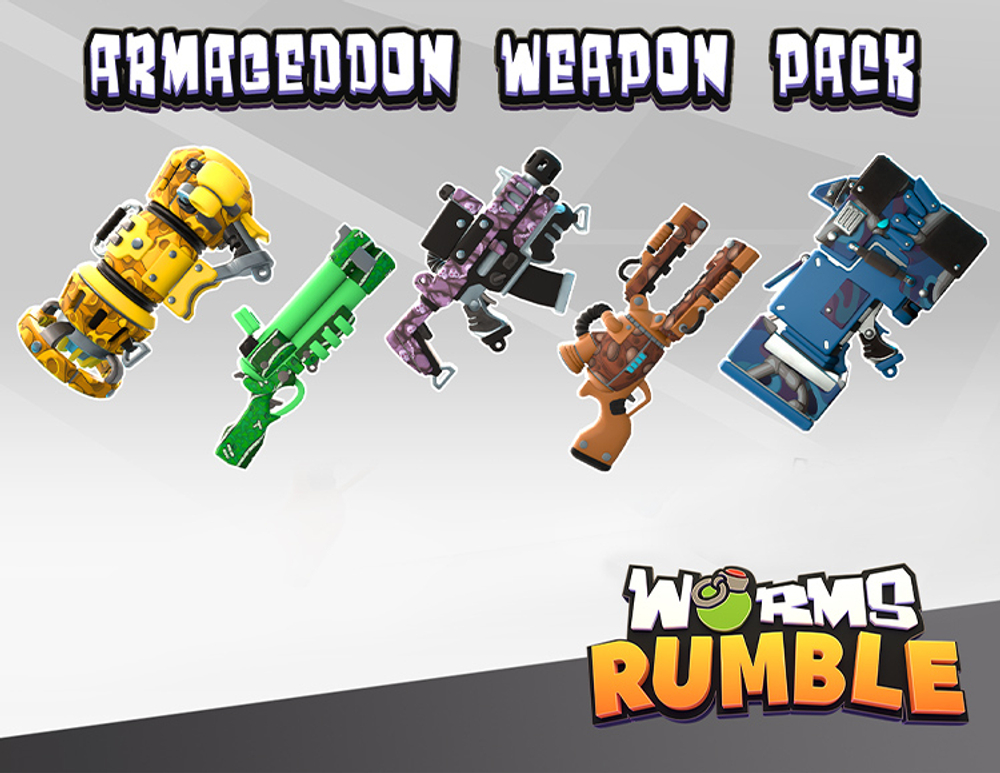 Worms Rumble - Armageddon Weapon Skin Pack (для ПК, цифровой код доступа)