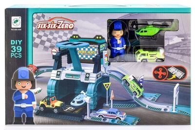 Парковка с транспортом, коробка 660-A88