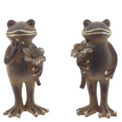 GAEM Фигурка декоративная "Лягушка", L7 W7 H15,5 см, 2в.