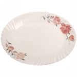 Блюдо сервировочное «Цветочная феерия» 34*26см стеклокерамика