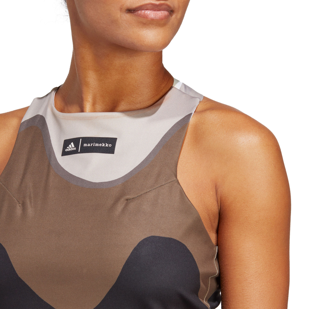 Женская теннисное платье adidas T Premium Dress Women - Black, Multicoloured