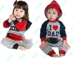 Комбинезон I Love Mom/I Love Dad