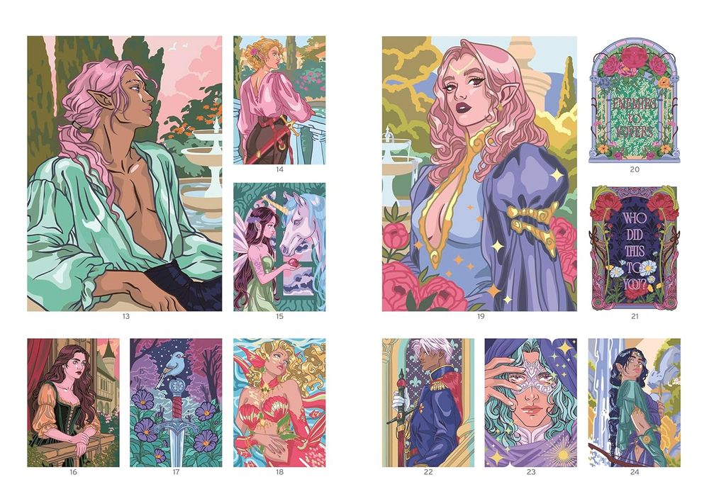 Hachette раскраска по номерам Coloriages mystères -Загадочные раскраски-романтика