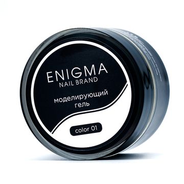 Гель для наращивания ENIGMA Builder Gel Clear 01, 50 мл.