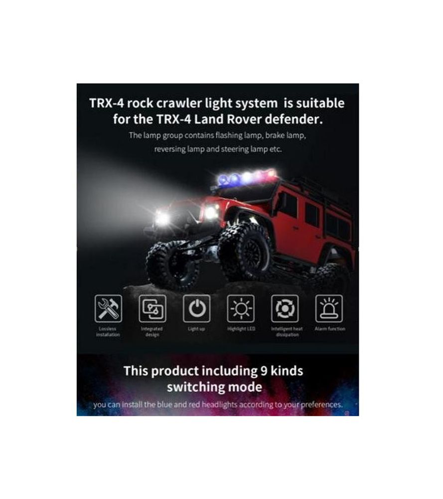 Комплект освещения (передние фары, стоп-сигналы, дополнительные огни) G.T.Power для TRX4