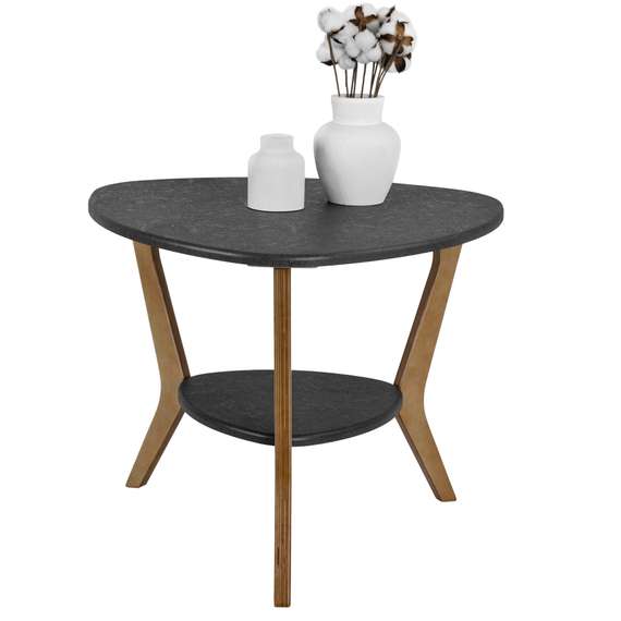 Стол журнальный BeautyStyle 15 серый бетон/бук