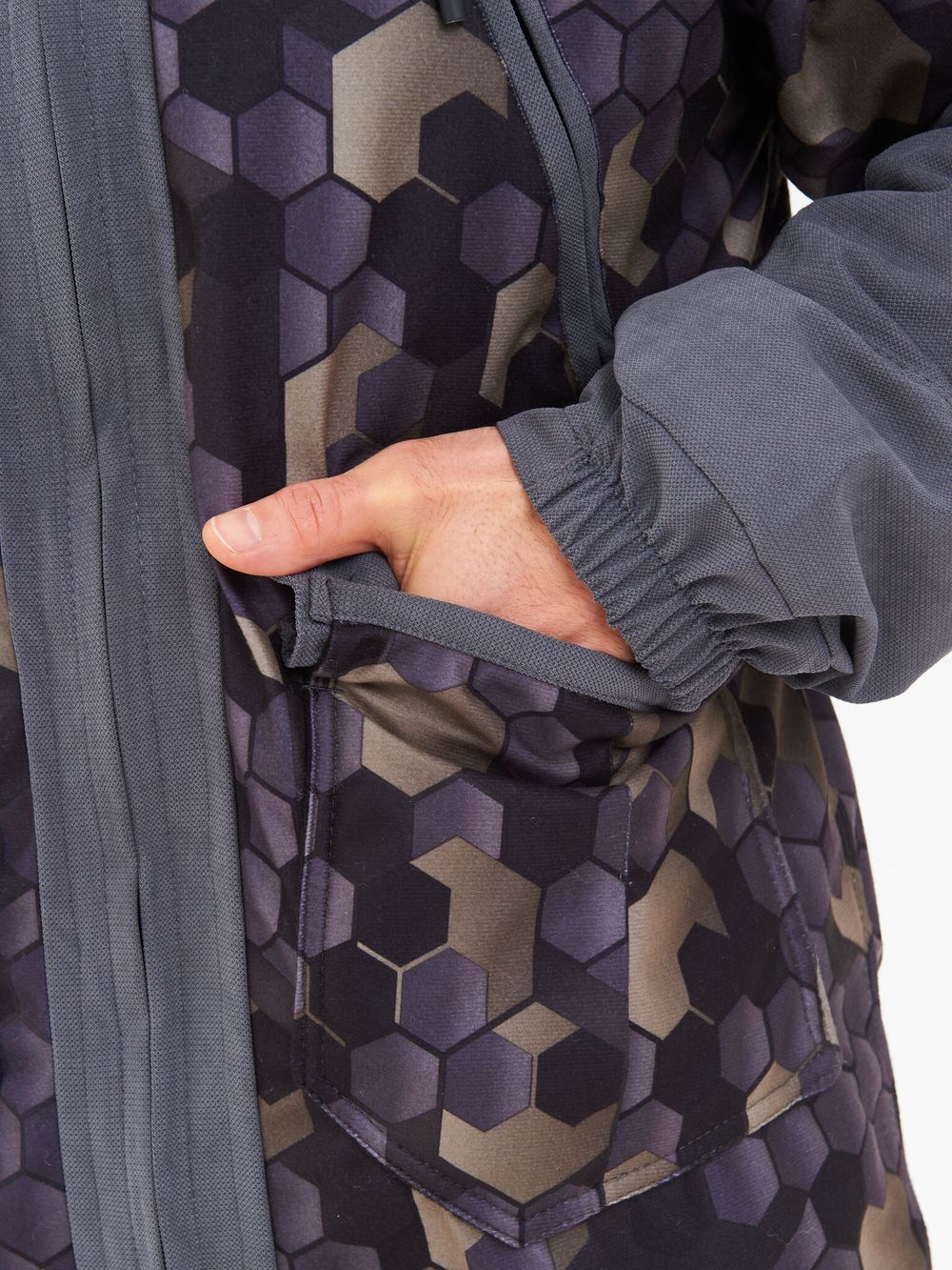 Костюм демисезонный Горка-Люкс ткань Исландия/Алова цвет Серый/КМФ 001