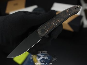 Нож складной WE Knife Smooth Sentinel WE20043-6 сталь клинка CPM-20CV, рукоять титан