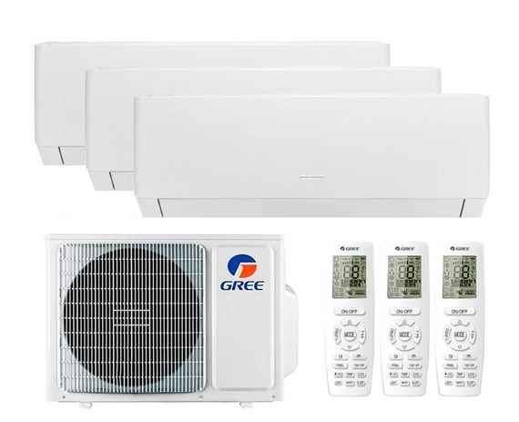 Мульти сплит-система Gree 3 x GWH09AGAXA-K6DNA4C/I / GWHD(24)NK6OO (LCLH)