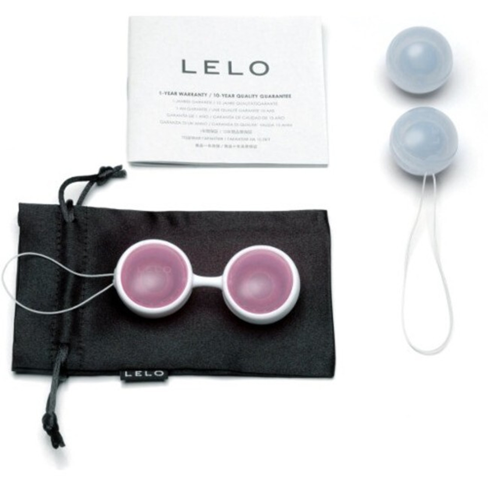 Вагинальные шарики Luna Beads Mini (Цвет: розовый,голубой)