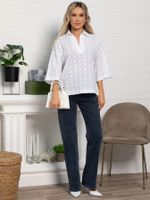 Блуза Ветерок (белая) Б15556-16М LT Collection