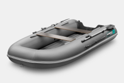 Надувная лодка GLADIATOR E350S тёмно-серый