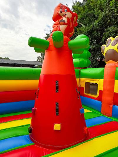 Коммерческий надувной батут «Зоомир 3», 11*7*5 м.