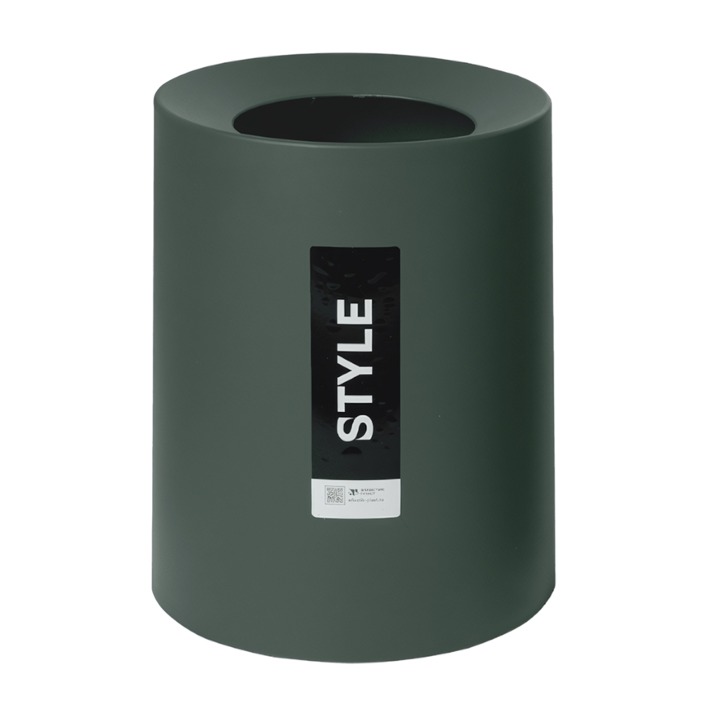 Корзина для бумаг Sтилъ 12л цвет темно-зеленый